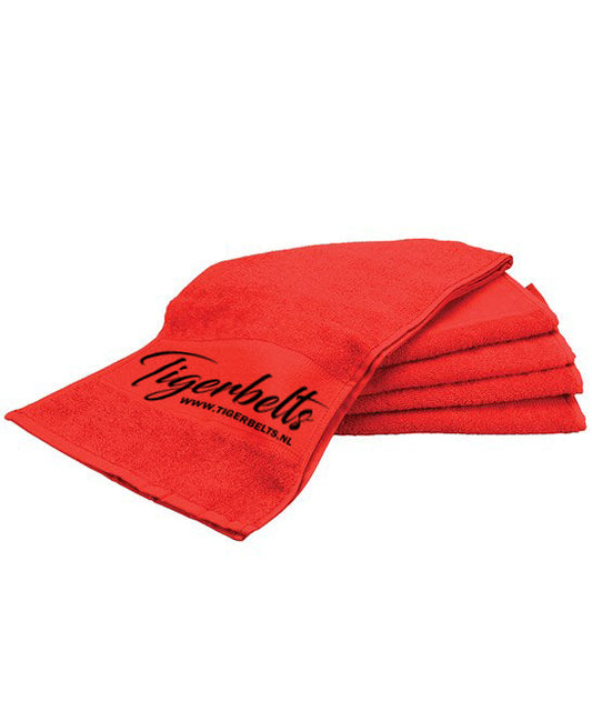 Tiger - Fitness handdoek Rood-zwart