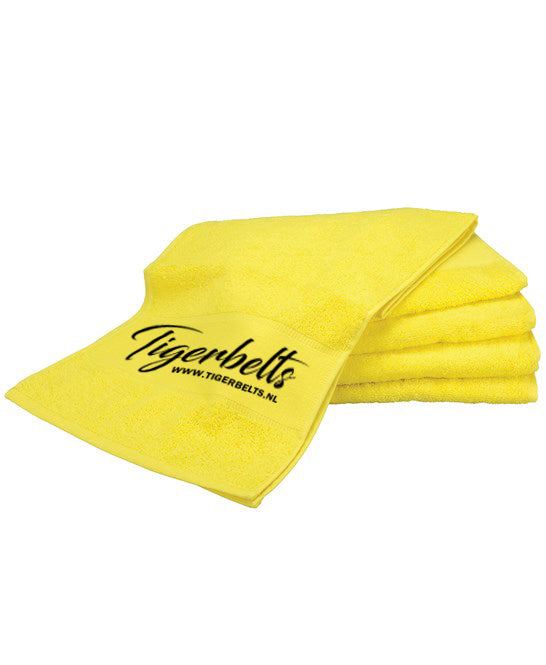 Tiger - Fitness handdoek Geel-zwart