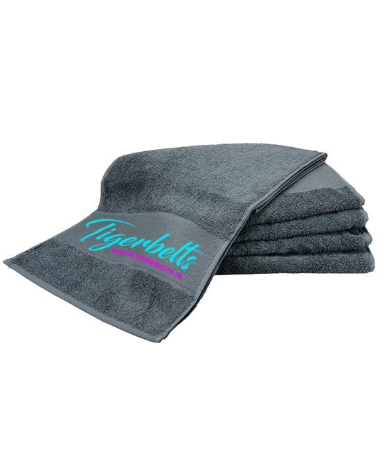 Tiger - Fitness handdoek Blauw -paars