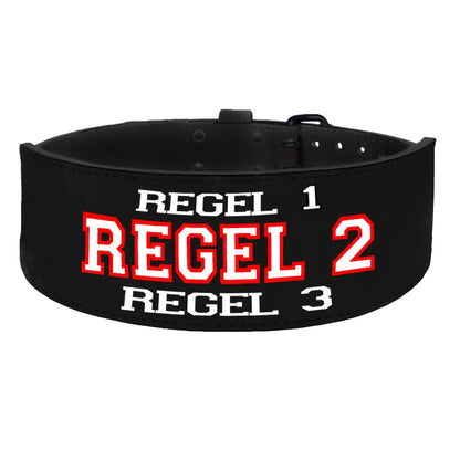 Tigerbelts Custom Weightlifting belt Z11 Black-Black