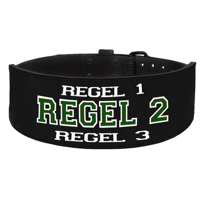 Tigerbelts Custom Weightlifting belt Z11 Black-Black