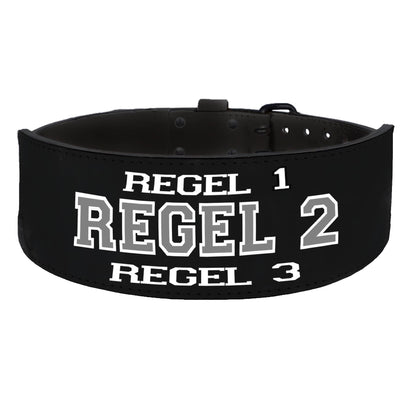 Tigerbelts Custom Weightlifting belt Z11 Black-Black